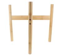 DECOMELODY Detachable Plant Stand Bamboo Pot Holder for Indoor Outdoor Use Easy Assembly Rustic Flowerpot Support Rack for Rooms Balconies Offices Stable and Versatile Display
