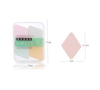 DECOMELODY Diamond Shape Facial Makeup Sponge Wet and Dry Use Powder Puff for Liquid Cream and Powder Foundations Elastic Soft Cosmetic Puff for Even Application and Comfortable Touch