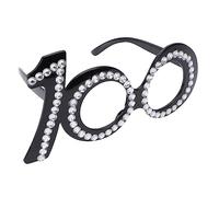 DECOMELODY Digital Glasses Prop for Birthday Parties Decor Eyeglasses Fun Photo Accessories for Celebrations Unique Design for Memorable Moments for Themed Events and Photography