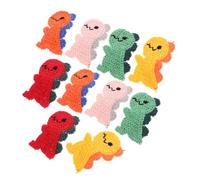 DECOMELODY Dinosaur Hair Clips 10-pack Cute Snap Barrettes for Girls Assorted Colors Animal Hair Accessories for Boys and Girls for Styling
