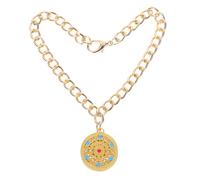 DECOMELODY Dog Pendant Necklace Longevity Lock Festive Pet Collar for Cats Dogs Luck Chinese Year Accessory Stylish Comfortable Pet Jewelry