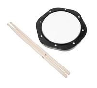 DECOMELODY Drum Practice Pad Kit with Metronome and Drumsticks Pouch, Double-sided Dumb Drum Pad for Drummer Basic Skills Training, Quiet Practice Mat Suitable for Rhythm and Beat Exercises