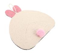 DECOMELODY Durable Sisal Cat Scratching Mat for Indoor Use Double Sided Hanging Scratch Pad for Kittens Wall Floor Mount Design to Protect Couches Furniture From Scratches