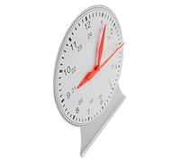 DECOMELODY Early Learning Clock Model for Students Desktop Teaching Demonstration Clock with Stable Base Simple Design for Learning to Tell and Parent Interaction