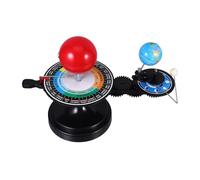 DECOMELODY Educational Solar System Sphere Instrument for Realistic Sun Earth Moon Model Touchscreen Learning Globe for Astronomy and Geography Education