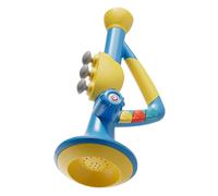 DECOMELODY Educational Trumpet with Realistic Whistle Sounds for Early Music Development Interactive Stories and Nursery Rhymes Musical Instrument for Year Old and Boys Classroom and Home Use