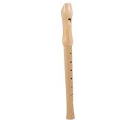 DECOMELODY Eight-hole Soprano Recorder for Beginners Children Plastic Musical Instrument with Beige Colour Suitable for Early Education and Playing in A Team