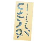 DECOMELODY Electric Guitar Sticker Set with Snake-pattern Inlay Decals, Self-adhesive Fretboard and Pickguard Decoration for Guitar Accessories and Music Instrument