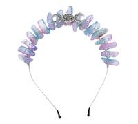 DECOMELODY Elegant Alloy Crystal Tiara Headband for Women Delicate Goddess Hair Decor Stylish Wedding and Party Crown Chic Gift for Friends and Loved Ones for Photoshoots and Special