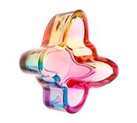 DECOMELODY Elegant Glass Nail Liquid Holder Butterfly Shape Lightweight Storage Container for Nail Art Techniques and DIY Manicure Projects, Decorative Manicure Bowl for Professional
