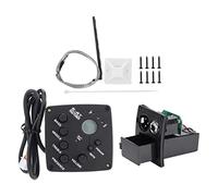 DECOMELODY Eq E-4T Four Stage Acoustic Guitar Pickup with Preamp, Black Folk Music Instrument Sound Pick-Up for Electric and Classical Guitars