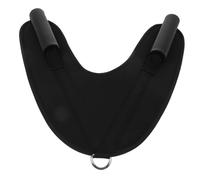 DECOMELODY Ergonomic Abdominal Strap Fitness Tension Belt with Rubber Handle for Pull Down Band Workouts Comfortable Non Slip Grip for Core Strengthening and Crunch Exercises Suitable for