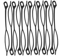 DECOMELODY Ergonomic Tunisian Crochet Hooks Set 30pcs Reusable Hair Crochets for Professional Diy Hairstyles