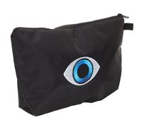 DECOMELODY Evil Eye Portable Makeup Bag with Spacious Compartments Travel Cosmetic Organizer and Toiletry Bag for Women Multifunctional Storage for Travel Fitness and Camping Essentials