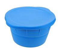 DECOMELODY Extra Large Silicone Ice Cube Mold with Lid Round Ice Tray for Slow Melting Blocks Flexible Foldable Design for Cold Plunge Therapy Sports Party Coolers