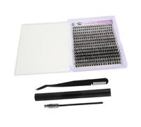 DECOMELODY False Eyelashes Glue Kit Cluster Lash Adhesive Eyelash Tweezers Lash Bond Seal