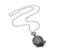 DECOMELODY Fashion Pocket Watch Compass Function for Camping Hiking Outdoor Adventure Vintage Design Convenient Small for Men and Women