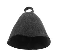 DECOMELODY Felt Wool Sauna Hat for Men Women Heat Insulation Hair Drying Cap Water Absorbent Bath Steam Room Hat for Home Hotel and Public Hot Tub Use Gray