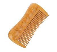 DECOMELODY Fine Toothed Boxwood Massage Comb for Scalp Stimulation and Hair Styling Durable Wooden Hairdressing Tool for Itch Relief and Circulation Portable Lightweight Design for Home and