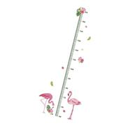 DECOMELODY Flamingo Growth Ruler Height Measuring Sticker with Cartoon Animals for Decor Removable Wall Decals for S Bedrooms Nurseries Playrooms and Schools Practical and Fun Height Chart