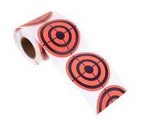 DECOMELODY Fluorescent Shooting Target Stickers Adhesive Precision Practice Targets for Indoor Outdoor Training for Enhanced Accuracy and Skill Development