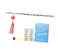 DECOMELODY Flute Sounds Portable F Steel Musical Stainless Lightweight Tone Natural Sturdy Instrument with Beautiful for Beginners and Students for Practice and School Use