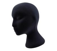 DECOMELODY Foam Wig Head Stand Mannequin Hat Display Holder Lightweight Portable for Wigs Bonnets Hats Storage and Retail Display Home Shop Use