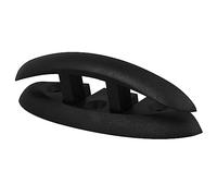 DECOMELODY Foldable Nylon Rope Cleat for Boats Durable High Strength Flag Rope Hook Suitable for Yachts Kayaks Inflatable and Glass Steel Vessels Tie Down