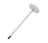 DECOMELODY Garbage Bin Compactor Manual Trash Can Crusher Stainless Steel and Plastic Quick Trash Compaction Tool Silver for Home and Office Use