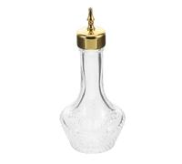 DECOMELODY Glass Bitter Bottle for Cocktails and Whiskey Bar Accessories Portable Bartender Bitters Container Elegant Multipurpose Liquor Infusion Bottle for Weddings and Home Random Color