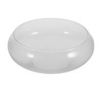 DECOMELODY Glass Hydroponic Fish Bowl Large Narcissus Planter Desktop Aquarium Tank for Goldfish and Aquatic Plants Decorative Fish Bowl for Office and Home Use