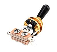 DECOMELODY Gold Metal Guitar Pickup Selector Switch for Electric Guitar Compact Sturdy Toggle Control Compatible with Gibson Easy to Install and Resistant