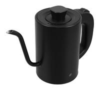 DECOMELODY Gooseneck Electric Kettle Tea Kettle Small Electric Coffee Pot Stainless Steel Black