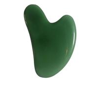 DECOMELODY Guasha Board Massager Jade Scraping Massage Facial Tool Heart-shaped for Face and Body Relaxation Therapy
