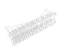 DECOMELODY Guide Comb Storage Box with Medium-Hard Plastic Base for Hair Clippers Hair Styling Tool Organizer with Compartment Design Portable Hairdressing Tool Container for Professional