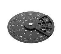 DECOMELODY Guitar Circle of Fifths Turntable Chord Progression Wheel Scale Finder Wheel Black