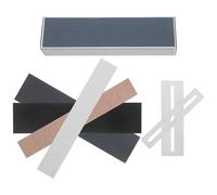 DECOMELODY Guitar Fret Leveling Tool Compact Portable Metal Grinding File with Sandpapers and Spacers for Electric Bass Guitar Repair Accessories for Practicing