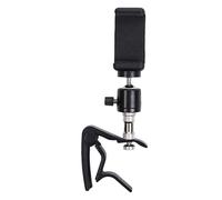 DECOMELODY Guitar Phone Holder Mount for Acoustic Electric Bass Music Notation Clip and Capo Tuner Metal for Musicians Practice