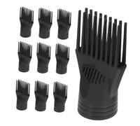 DECOMELODY Hair Dryer Comb Attachment Lightweight 5 Inch Plastic Nozzle for Blow Drying and Creating Fluid Hairstyles at Home