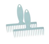 DECOMELODY Hair Removal Comb for Broom 2pcs Plastic Multi-use Handheld Cleaning Tool Small Household Comb for Pet and Carpet Hair Removal