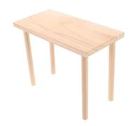 DECOMELODY Hamster Platform Wooden Small Animal Cage Accessory 12x25cm Second Floor Enrichment Stand with 18cm Height for Hamsters Gerbils Squirrels and Chinchillas