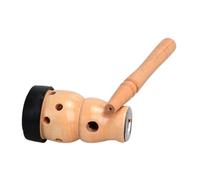 DECOMELODY Hand-held Gourd Moxibustion Box 1.8cm Portable Wooden Moxa Burner Anti-Scald Design for Home Therapy and Acupoint Massage Treatment