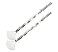 DECOMELODY Handheld Stainless Steel Sign Rod Multi Function Welcome Sign Holder for Airport Transfers Parades Sports Events and Easy to Assemble Random Color