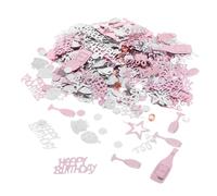 DECOMELODY Happy Birthday Table Confetti Colorful Party Decorative Scatter for Shower Wedding Photo Props Versatile Lightweight Table Decorations for Celebration