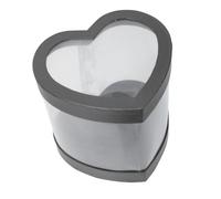 DECOMELODY Heart Shaped Flower Box for Bouquet Packaging Flower Arranging Container Fresh Case for Valentine Boxes and Displays