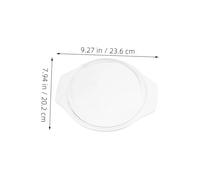 DECOMELODY Heat-resistant Glass Microwave Cover for Plates Bowls Splatter Guard for Oven and Microwave Dishwasher Safe Anti-splash Lid for Steaming and Baking Food