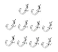DECOMELODY Heavy Duty Aluminum Alloy Stage Light Clamps 10pcs 35-52mm Strong Load-bearing for Dj Par Spot Lights