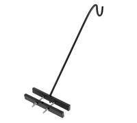 DECOMELODY Heavy Duty Bird Feeder Hanger Pole with Steel Swivel Hook for Railing Weather Resistant for Wind Chimes Flower Baskets and Outdoor Use
