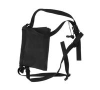 DECOMELODY Heavy Duty Oxygen Tank Holder Bag for Wheelchairs Portable Wheelchair Carrier with Extra Storage Compartments Stylish Black Oxygen Cylinder Backpack for Medical Travel and Daily