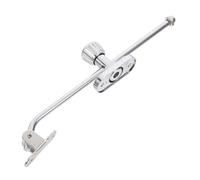 DECOMELODY Heavy Duty Window Lock Bar with Hold Open Function Versatile Door Closer and Sash Lock for Home and Industrial Machinery Smooth Controlled Movement Window Stop Accessory